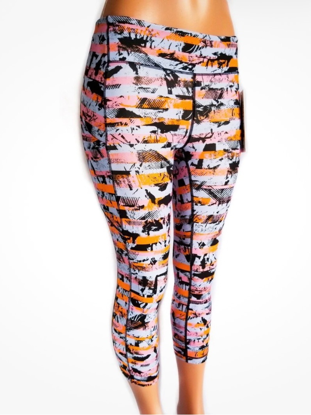 Lululemon Speed Up Crop Leggings Size 6 Multi Color